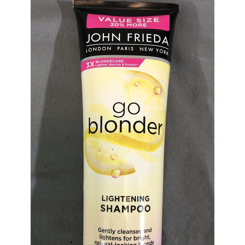 2 PACK ~ John Frieda GO BLONDER Lightening Shampoo 10 Fl Oz Each - Picture 3 of 6